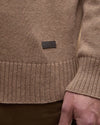 Kelson Half-Zip Jumper in Stone by Barbour