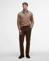 Kelson Half-Zip Jumper in Stone by Barbour