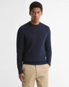 Hermoine Crew Neck Jumper in Navy by Barbour