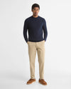 Hermoine Crew Neck Jumper in Navy by Barbour
