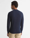 Hermoine Crew Neck Jumper in Navy by Barbour
