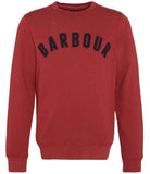 Essential Prep Logo Sweatshirt in Highland Red by Barbour