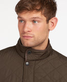 Powell Quilted Jacket in Olive by Barbour