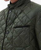 Modern Liddesdale Quilted Jacket in Olive by Barbour