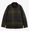 Icons Tartan Heritage Liddesdale Qullted Jacket in Classic Tartan by Barbour