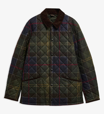 Icons Tartan Heritage Liddesdale Qullted Jacket in Classic Tartan by Barbour