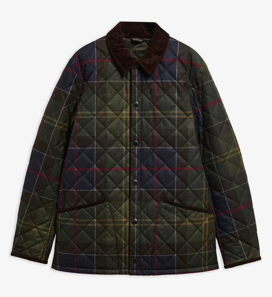 Icons Tartan Heritage Liddesdale Qullted Jacket in Classic Tartan by Barbour