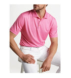 Tesseract Performance Jersey Polo in Pink Ruby by Peter Millar