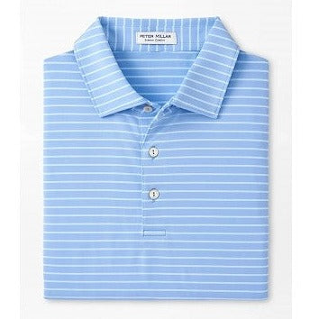 Drum Performance Jersey Polo in Cottage Blue by Peter Millar
