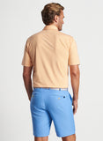 Drum Performance Jersey Polo in Orange Nectar by Peter Millar