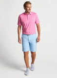 Drum Performance Jersey Polo in Pink Ruby by Peter Millar