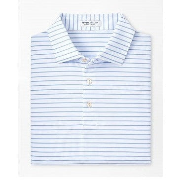 Drum Performance Jersey Polo in White by Peter Millar