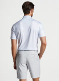 Skull In One Performance Jersey Polo in White by Peter Millar