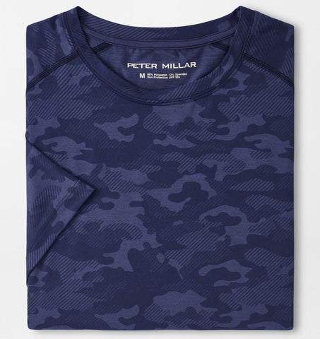 Aurora Camo Performance T-Shirt in Navy by Peter Millar