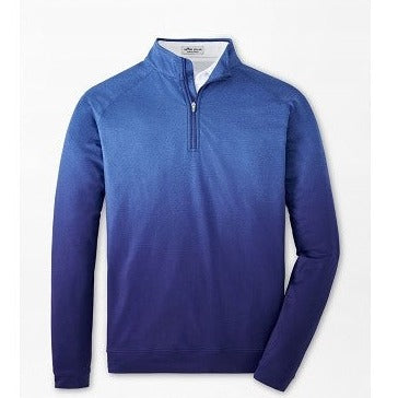 Perth Ombre Performance Quarter-Zip in Sport Navy by Peter Millar