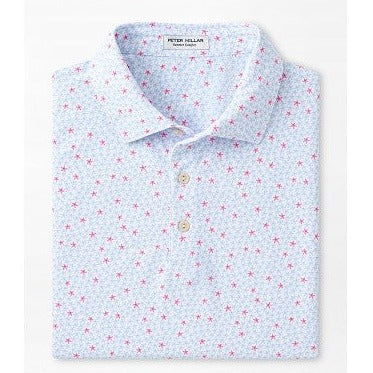 Starfish Performance Mesh Polo in White by Peter Millar