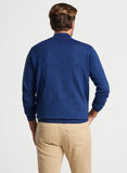 Canton Stripe Quarter-Zip Sweater in Navy by Peter Millar
