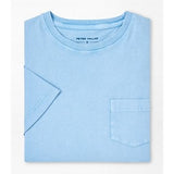 Lava Wash Pocket Tee in Cottage Blue by Peter Millar