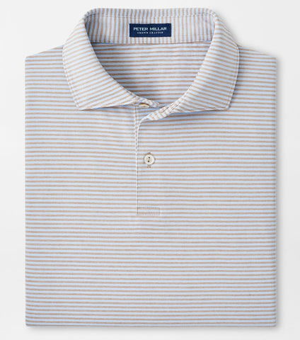 Ambrose Performance Jersey Polo in Khaki by Peter Millar