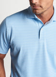 Duet Performance Jersey Polo in Blue Frost by Peter Millar