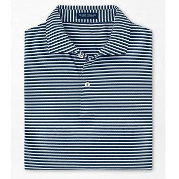 Tempo Performance Mesh Polo in Navy by Peter Millar