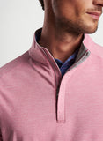 Stealth Performance Quarter-Zip in Pink Blossom by Peter Millar