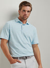 Atrium Performance Jersey Polo in Pale Blue by Peter Millar