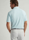 Atrium Performance Jersey Polo in Pale Blue by Peter Millar