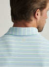 Atrium Performance Jersey Polo in Pale Blue by Peter Millar