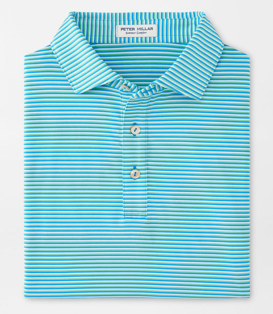 Linden Performance Jersey Polo in Riverbed by Peter Millar