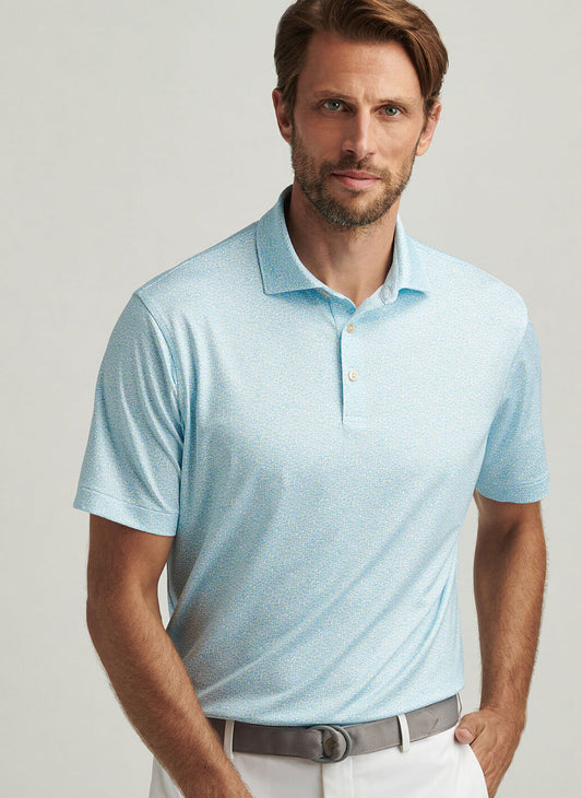Mezcal Performance Jersey Polo in White by Peter Millar
