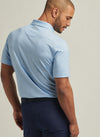 Phoenix Performance Jersey Polo in White/Sailor Blue by Peter Millar