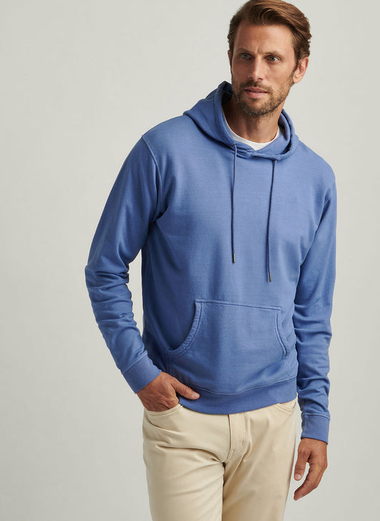 Lava Wash Hoodie in Blue Freesia by Peter Millar