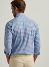 Gardner Crown Lite Cotton-Stretch Sport Shirt in Pacific by Peter Millar