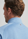 Stealth Performance Quarter-Zip in Fountain Blue by Peter Millar