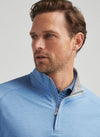 Stealth Performance Quarter-Zip in Fountain Blue by Peter Millar
