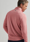 Stealth Performance Quarter-Zip in Pink Crepe by Peter Millar