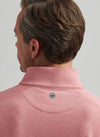 Stealth Performance Quarter-Zip in Pink Crepe by Peter Millar