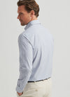 Rollins Performance Poplin Sport Shirt in Fountain Blue by Peter Millar