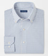 Rollins Performance Poplin Sport Shirt in Fountain Blue by Peter Millar