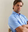 Solid Performance Jersey Polo in Bluebird by Peter Millar