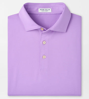 Solid Performance Jersey Polo in Purple Iris by Peter Millar
