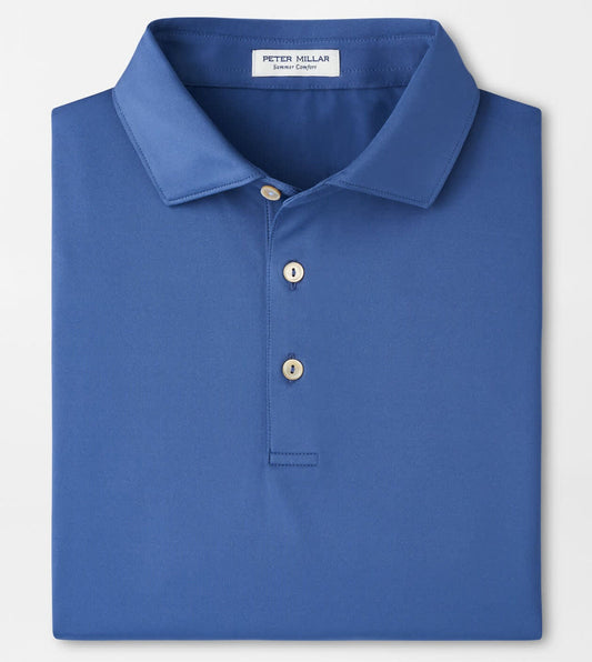 Solid Performance Jersey Polo in Windsor Blue by Peter Millar