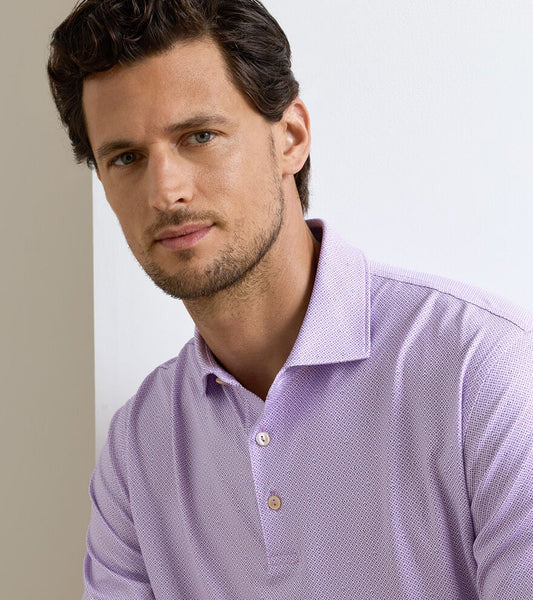 Ashgrove Performance Jersey Polo in Purple Iris by Peter Millar