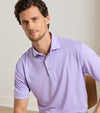 Hales Performance Jersey Polo in Purple Iris by Peter Millar