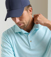 Dunnes Performance Jersey Polo in Clearwater by Peter Millar