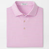 Dunnes Performance Jersey Polo in Pink Parfait by Peter Millar