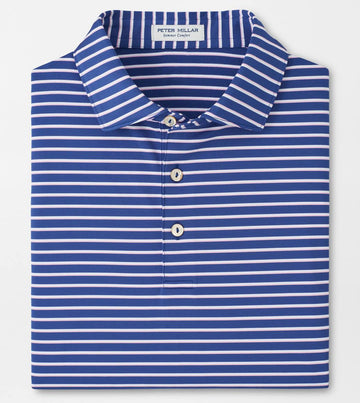 Dunnes Performance Jersey Polo in Sport Navy by Peter Millar