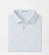 Featherweight Land Of The Free Performance Polo in White by Peter Millar