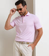 Jubilee Stripe Performance Polo in Pink Parfait by Peter Millar